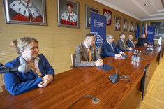 Spotkanie w sprawie porozumienia o współpracy między PRz a MPWiK.