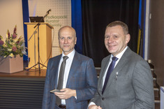 Od lewej: prof. J. Sęp, dr S. Wolski,